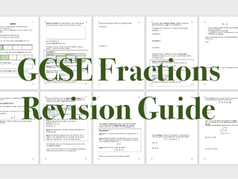 GCSE Fractions Revision Guide