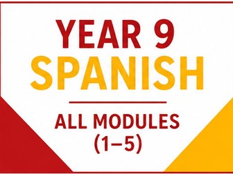 Year 9 Spanish Complete Module Set (Viva) with FREE Knowledge Organisers