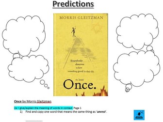 Once - Reading Questions and Answers