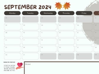 2024 Mindful Calendar