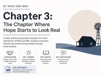 Of Mice and Men Chapter 3 Analysis