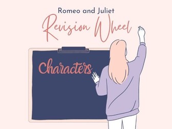 Romeo and Juliet Character Revision Wheel