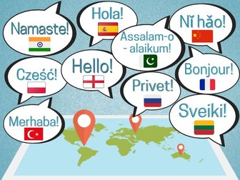 Multiple Languages Classroom Display