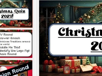 Christmas Quiz 2023 - 7 Rounds, no printing required. Totally ace!