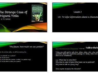 UKS2 English: The Strange Case of Origami Yoda