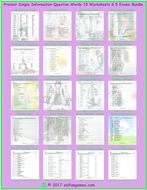 Present Simple Tense with Information Question Words