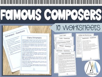 Composers reading passages with questions