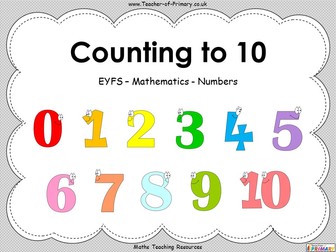 Counting to 10 - EYFS