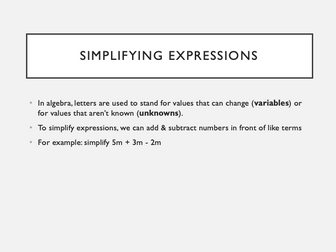 GCSE Maths Algebra Lesson