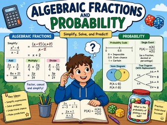 Unit 6 Cambridge IGCSE Maths 0607 Algrbaric Fractions and Probability