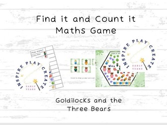 Find it and Count it - Goldilocks and the Three Bears