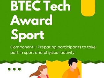 BTEC Tech Award Sport Component 1