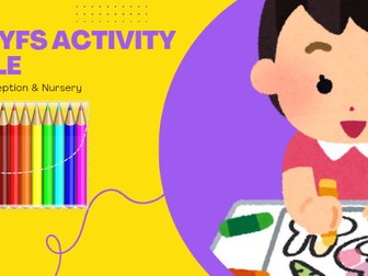 Early Year Activity Bundle Worksheet
