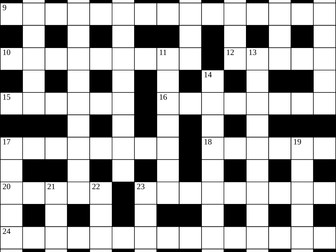 Cell Transport Crossword - nat 5 bio