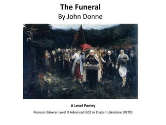 A Level Poetry: The Funeral by John Donne