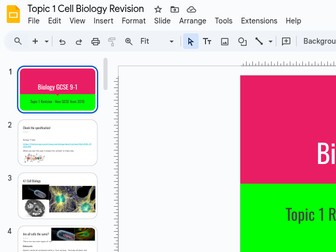 OCR Gateway GCSE B6 Revision Powerpoint