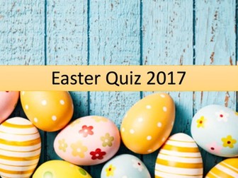 Easter quiz with a maths round