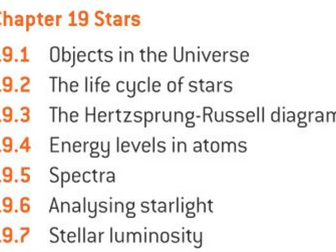 OCR A level Physics: Stars