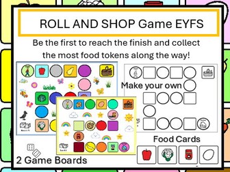 Roll and Shop Game for Early Learners