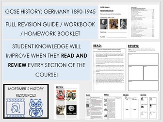 GCSE  HISTORY REVISION BOOKLET: GERMANY