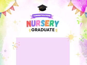 Nursery Graduation Template