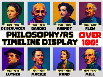 Philosophy/RS Timeline Display (Over 100!)