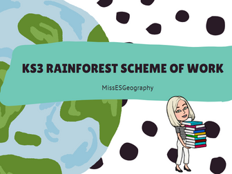 KS3 Rainforest SoW - FREE