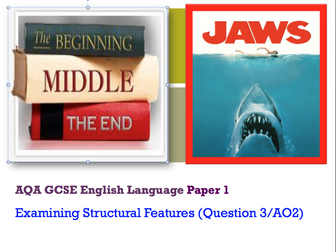 AQA GCSE English Paper 1 Q3 Examining Structure in an unseen text