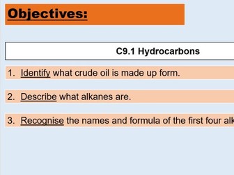 C9.1 - Hydrocarbons - Free Lesson