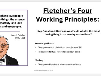 Situation Ethics - Four Working Principles Lesson