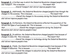 Industrial revolution essay