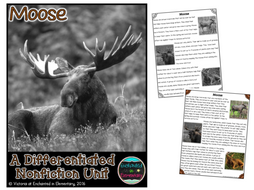 Differentiated Nonfiction Unit: Moose