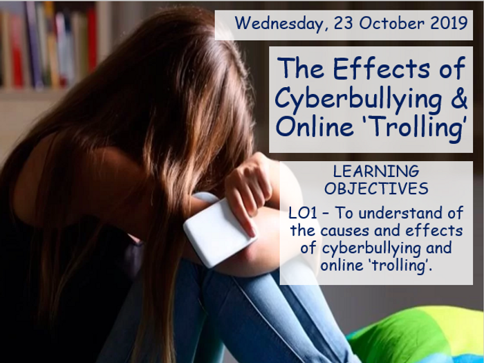 Effects Of Cyberbullying | Teaching Resources