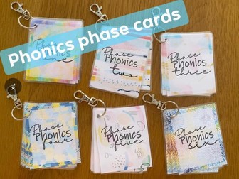 Phonics overview cards