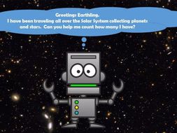 Counting Activity linked to Solar System Theme