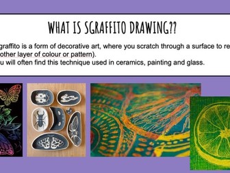 Sgraffito Art Lesson