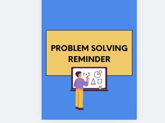 Maths problem solving aid