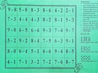 KS1 Maths fluency game