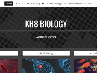 Biology revision website