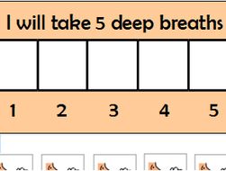 5 Deep Breaths Visual | Teaching Resources