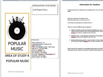 EDUQAS GCSE MUSIC - Area of Study 4 Practice Questions