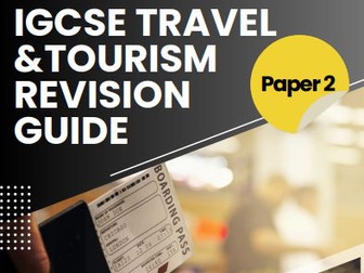 iGCSE Travel and Tourism Revision Guide | Paper 2