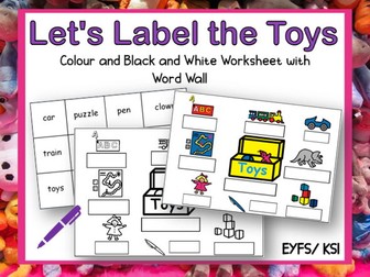Let's Label the Toys with Symbols