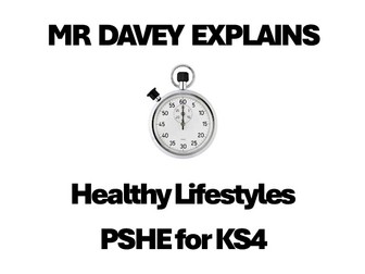 Healthy Lifestyles KS4 PSHE Lesson Pack