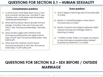 Religious Studies Revision Guide Questions