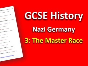History File: The Master-Race Video Worksheet Differentiated