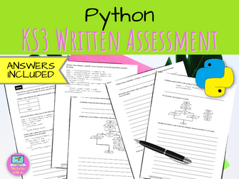 Python programming KS3 assessment