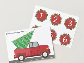 Christmas Number Trucks