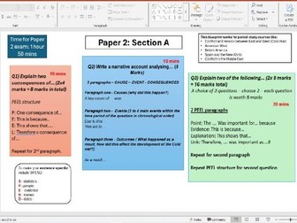 GCSE History Exam Skills & Revision Pack (Edexcel) | Cheat Sheets, Model Answers & Exam Technique
