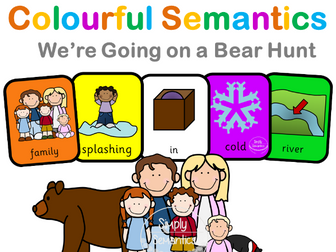 Colourful Semantics: We're Going on a Bear Hunt